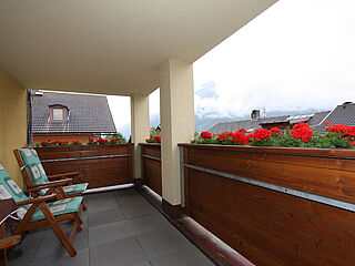 Gästehaus Rita, 4er Ferienwohnung Nr. 2, Balkon