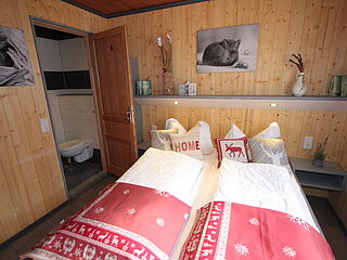 Die Skireise nach Trois Vallées in Frankreich im 2er Doppelzimmer Nr. 10 im Chalet Orchis Haut.