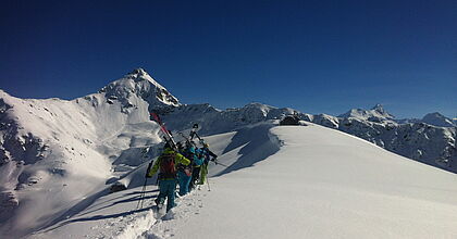 Freeriden auf den skireisen mit der snowacademy und hoefer sport und reisen. Winterlandschaft
