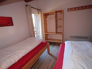 Die Skireise nach Trois Vallées in Frankreich im 2er-Zimmer Nr. 3 im Chalet Orchis Haut.