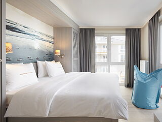Zimmer Nr.5 auf der Fitnessreise in st. Peter Ording im Beach Motel