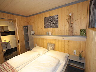 Die Skireise nach Trois Vallées in Frankreich im 2er Doppelzimmer Nr. 12 im Chalet Orchis Haut.