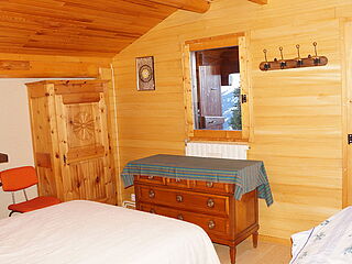 La Rosiere, Le Cep, 2er Zimmer Nr. 7 mit Doppelbett und Balkon