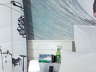 Zimmer Nr.3 auf der Fitnessreise in st. Peter Ording im Beach Motel