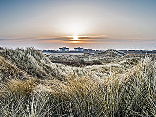 Ausblick in st. Peter Ording im Beach Motel