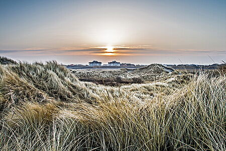 Ausblick in st. Peter Ording im Beach Motel