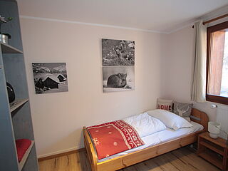 Die Skireise nach Trois Vallées in Frankreich im 2er-Zimmer Nr. 7 im Chalet Orchis Haut.