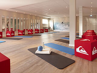 Aerobic auf der Fitnessreise in st. Peter Ording im Beach Motel