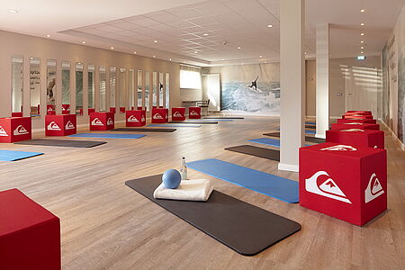 Aerobic auf der Fitnessreise in st. Peter Ording im Beach Motel
