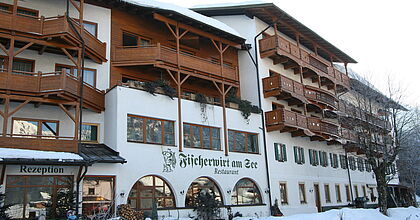 Hotel Fischerwirt auf der Familienskireise mit hoefer sport und reisen nach Achenkirch in Tirol in Österreich.