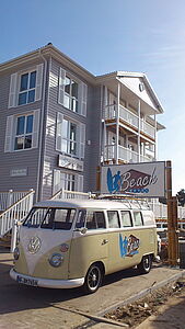 Camping bei der Fitnessreise in st. Peter Ording im Beach Motel