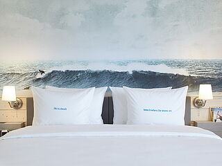 Zimmer Nr.1 auf der Fitnessreise in st. Peter Ording im Beach Motel