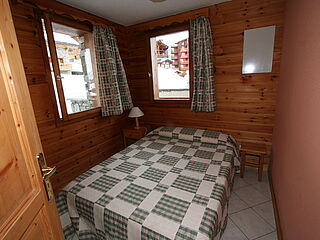 Zimmer in der Hausgalerie vom Chalet le Crystal in La Rosiere in Frankreich.