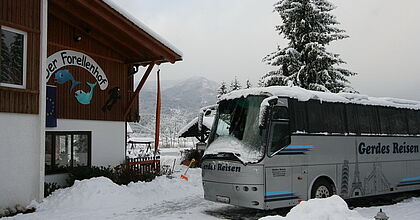 Busanreise mit hoefer sport und reisen und Gerdes Reisen für den Skiurlaub nach Österreich, Italien und Frankreich