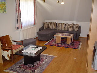 Gästehaus Rita, 4er Ferienwohnung Nr. 3, Wohnraum